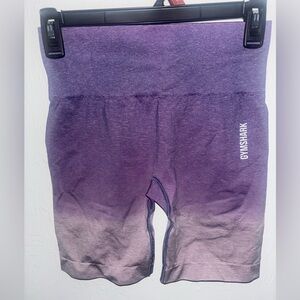 Gymshark Women's Purple Gradient Bike Shorts
